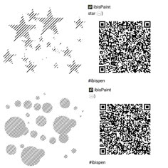 three different types of qr code designs