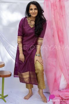 Office Wear Kurtis, Latest Designer Kurtis, Silk Kurtis, Embroidered Kurtis, Silk Kurti Designs, Stylish Kurtis, Lehenga Saree Design