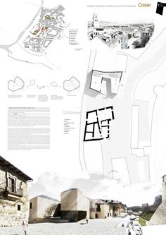 an architectural diagram shows the location of several different buildings and areas that are connected to each other