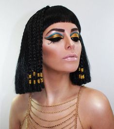 Egyptian Make Up, Ideas Disfraz, Makeup Karakter, Cleopatra Halloween