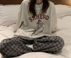 Pajamas Aesthetic, Pajama Fashion, Cute Pajama Sets, Pajama Outfits, Cute Pajamas, Korean Outfits, Casual Style Outfits, Dream Clothes, Comfy Outfits