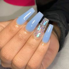 Nails Acrylic Designs, Matte Pink Nails, Her Nails, Blue Nail, Nail Swag