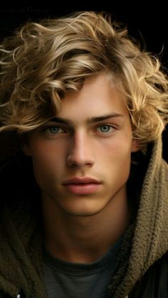 Hot Blonde Guys, Blonde Hair For Hazel Eyes, Guys Hairstyles, Pics Of Guys, Blonde With Blue Eyes, Hair Pattern, Trending Hair, Hair Patterns, Rp Ideas