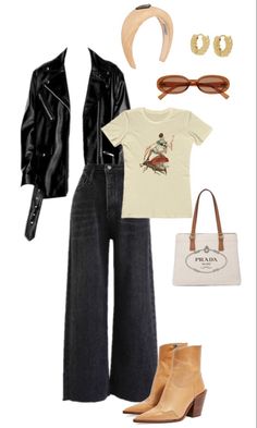 70s Rockstar Aesthetic, Rockstar Aesthetic Outfits, Biker Girl Outfits, Rockstar Aesthetic, Biker Girl, Pinterest Fashion, Aesthetic Outfits, Chic Outfits