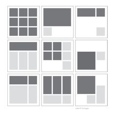 six squares are arranged in the same pattern