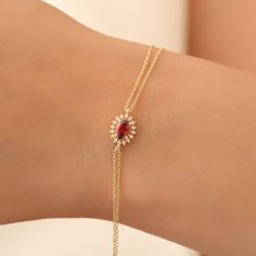 Elevate your jewelry collection with our elegant **14K Solid Gold Real Diamond Oval Garnet Bracelet the perfect emblem of sophistication and timeless beauty. This stunning bracelet features a striking oval garnet at its center, surrounded by brilliant real diamonds that catch the light beautifully, making it an eye-catching piece for any occasion. Crafted with care, the bracelet is designed not only to dazzle but also to become a cherished addition to your jewelry box, suitable for a variety of 14k Gold Oval Diamond Bracelet Gift, Oval Yellow Gold Diamond Bracelet Gift, Red Oval Diamond Bracelet For Gift, Red Oval Diamond Bracelet As Gift, Red Oval Diamond Bracelet Gift, Oval Gold Diamond Bracelet For Gift, Oval Gold Diamond Bracelet As Gift, Fine Jewelry Oval Diamond Bracelet As Gift, Fine Jewelry Oval Diamond Bracelet Gift