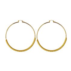 Skinny Hoop Earrings wrapped with liquid gold fabric. Thin lightweight classic round hoop earrings 14kt gold-filled, lead, and nickel-free. Statement earrings sized Small to X-Large. The perfect earring for dressing up or down. Surprise someone special or purchase for yourself. Wrapped Earrings, Gold Wrap, Liquid Gold, Gold Fabric, Jewelry Earrings Hoops, 14kt Gold, Statement Earrings, Favorite Jewelry, Gold Filled