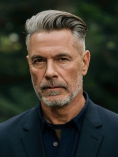 For older men who appreciate a more subdued style, a matured elegance version of the textured slick back brings sophistication. This style is perfect for men with graying hair, enhancing the natural texture and color. Graying Hair, Hair In The Wind