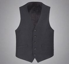 Made from Super 140s 100% virgin wool, this stylish, classic fit men's suit waistcoat is perfectly fit for weddings and special occasions. With a comfortable regular fit and five button fastening, this wool waistcoat is truly stylish, in a wide range of sizes to match the modern gentleman. 5 Button Front Waistcoat Fit: Classic fit Front 5 button closure Sleeveless Front dual welt pockets Back buckle adjustment Satin back panel Fully lined Fabric and Care: Front: 100% Wool Back: 100% Polyester Dr Elegant Black Wool Vest, Classic Black Suit With Vest, Classic Black Suits With Vest, Classic Three-piece Business Suit With Vest, Classic Fitted Vest For Black Tie Events, Classic Slim Fit Business Vest, Formal Wool Vest With Notch Lapel, Classic Tailored Three-piece Suit With Vest, Classic Tailored Suit With Vest