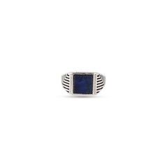 "Lapis lazuli Ring/ Square Lapis Lazuli Ring/ Men Blue Silver Ring/ Lapis Lazuli Ring Men/ Square Blue Signet/ Mens Silver Ring/ Lapis Ring Stylish square Lapis lazuli ring. A blue signet ring for men with a square shape with Lapis natural gemstone. This men's ring is handcrafted and made of solid 925 sterling silver. Express yourself with this impressive square signet that will complete the look of your outfit. You can wear these fashionable signet ring to any occasion as it is simple but elega Classic Blue Lapis Lazuli Rings, Blue Lapis Lazuli Rings With Gemstone, Blue Lapis Lazuli Gemstone Rings, Classic Adjustable Blue Rings, Adjustable Blue Ring With Polished Finish, Blue Lapis Lazuli Signet Ring With Gemstone, Blue Lapis Lazuli Gemstone Signet Ring, Mens Silver Ring, Signet Ring For Men