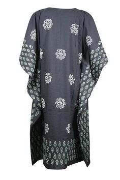 Womens Kimono Kaftan Dress, Travel, Lounge wear, Black, Short Cotton Dress One size: Handmade Beautiful cotton caftans, easy summer dresses, airy and lightweight kaftans with kimono sleeves are great for lounging, cruise wear or housedresses. The stylish boho dresses , resort wear caftans or coverups have a drawstring below the bust for extra style and comfort. Comfortable and easy styling as housedresses or taking an evening stroll. Bohemian printed caftans makes a stunning addition to your war Black Free-size Tunic Dress, Black Free Size Tunic Dress, Traditional Black Free Size Kaftan, Black Long Free Size Dress, Black Cotton Tunic Dress, Traditional Black Tunic Dress, Long Black Cotton Dress, Black Tunic Kaftan For Festival, Black Cotton Free Size Dress