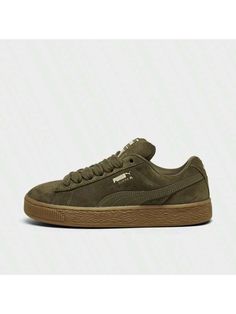 39764816-300/Verde oliva/Goma  Collar     Embellished Casual Suede Lace-up Skate Shoes, Suede Lace-up Skate Shoes For Skateboarding, Urban Lace-up Skate Shoes With Textured Sole, Suede Round Toe Sneakers For Skateboarding, Casual Suede Skate Shoes With Round Toe, Suede Skate Shoes With Rubber Sole For Sports, Urban Suede Skate Shoes With Gum Sole, Suede Lace-up Skate Shoes For Sports, Lace-up Suede Skate Shoes For Sports