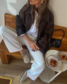 Jacket Outfit Women, Denim Outfits, Autumn Fits, Jacket Fits