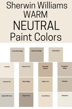 sheryln williams warm neutral paint colors