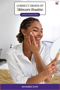 Often Wonder what's the correct order of skincare routine and how to incorporate a mask in a daily care regimen. Go through Ekhambee skincare routine guidelines for better results. Order Of Skincare, Gentle Face Wash, Skin Care Guide, Mud Mask, Large Pores, Clay Masks, Healthy Glow, Clean Skin