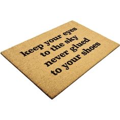 a door mat with the words home is where the german shepherd is written on it