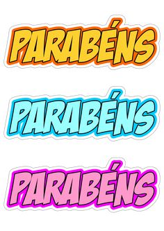 three stickers that say parabens and parabens