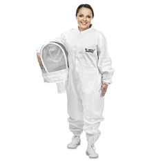 Perfect for beginners, hobbyists, and commercial beekeepers. Protects from stings and provides lightweight breathable protection. Honey Harvesting, Beekeeping Suit, Bee Keeping Supplies, Veil Headpiece, Jumper Style, Bee Sting, Bee Keeping, Range Of Motion, Medical Supplies