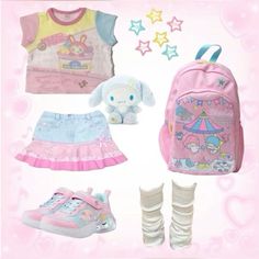 Fairykei Aesthetic, Plushie Outfit, Gurokawaii Fashion, Cutegore Outfits, Fairykei Fashion, Sanrio Outfit Aesthetic, Jojifuku Aesthetic, Jojifuku Outfit, Kawaiicore Fashion