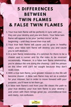 the five differences between twin flames and false twin flames