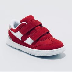 New With Tags Red Velcro Toddler Boy Sneakers Toddler Boy Sneakers, Light Up Sneakers, Red Hook, Toddler Clothing, Cat And Jack, Boys Sneakers, Suede Sneakers, Family Outfits, Athletic Sneakers