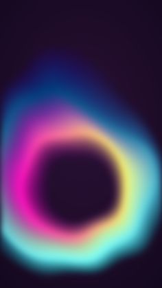 an image of a colorful circle on a black background