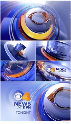 the news logo is shown in blue and orange colors, with an abstract design on it