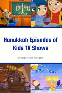 Don't be disheartened by all the Christmas episodes or your kid's favorite shows. There are Hanukkah episodes too. You just need to know where to find them. Here's an updated list of where to find them. #hanukkah #jewishkids #christmasepisode Christmas Episodes