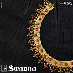 Egyptian inspired horseshoe necklace Purchase @ shop.swarna.com/product/nec16971/ #gold #necklace #traditional #916gold #22kjewelry #colouredstones #22kgold #bridalwear #lightonpocket #bridaljewellery #wedding #weddingjewellery #jewellery #jewelsofindia #instagold #instagood #bling #shoppingonline #handcrafted #shopping #gujjadiswarna #egyptian #swarna_gsjpl DM for more details