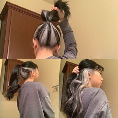 Hidden Hair Color, Haircut Selfie, Photo Hijab, Peekaboo Hair, Cute Hairstyle, Hijab Girl