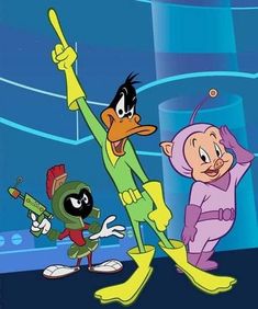 Duck Dodgers, Warner Brothers Cartoons, Marvin Martian, Looney Tunes Show, Cartoon Vintage, Old School Cartoons, School Cartoon, Vintage Cartoons, Merrie Melodies