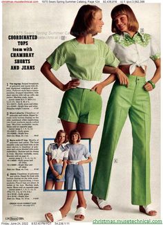 shopjmarin.com 1970s Clothing, Fashion Decades, 70 Fashion, Sears Catalog, 70s Women