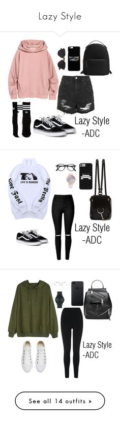 "Lazy Style" by anatiller ❤ liked on Polyvore featuring Topshop, adidas, MANGO, Christian Dior, Wallace, ChloÃ©, L.K.Bennett, Converse, Marc Jacobs and Movado White Grunge, Lazy Style, Grunge Outfit, Top Moda, Day Outfit, Grunge Outfits, School Outfits