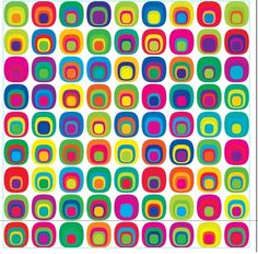 an abstract pattern with square and rectangle shapes in multicolors on a white background