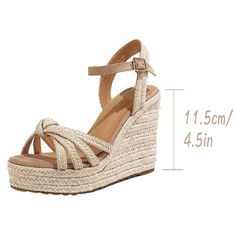 Patterned:Solid colorMaterial:Poly urethane synthetic leatherHeel Type:Platform HeelClosure:BuckleToe Style:Open ToeStrap Type:Ankle-strapHeel Hight:High HeelItem ID:CG71115 Open Toe Eva Wedge Sandals For Beach Season, Open Toe Eva Wedge Sandals For The Beach, Beige Round Toe Heels For Summer, Open Toe Eva Sandals For Beach Season, Closed Toe Synthetic Summer Sandals, Closed Toe Synthetic Sandals For Summer, High Heel Eva Wedge Sandals For Beach, Synthetic Closed Toe Summer Sandals, Adjustable Ankle Strap Wedge Sandals For Summer