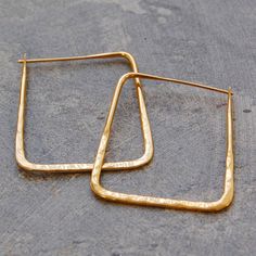 Hammered Square Geometric Sterling Silver Gold Hoop Earrings | Otis Jaxon Jewellery Square Hoop Earrings, Sterling Silver Hoops, Gold Texture, Gold Hoop, Silver Hoops, Gold Hoop Earrings, Silver Hoop Earrings