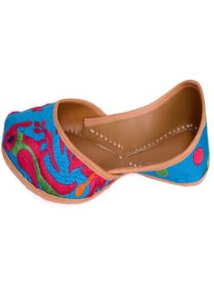 Our select from our simple and elegant juttis collection., here is the perfect pair for you this festive and wedding season with a basic Pink color to go with a saree, kurtis! Color: Blue & Pink Fabric: Upper- Silk fabric with Thread work, Inner - leather lining cushion for extra comfort & pure leather sole Note: Available in other colors Heel type - Flat The product will be shipped within 20-25 days of the order placed Care intructions - Keep in dust bag, dry clean only, embellished accessory n Shiny Shoes, Thread Work, Heel Type, Pink Fabric, Best Deal, Dansko Professional Clog, Wedding Season, Silk Fabric, Parrot