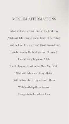 Quotes From Quran Motivational, Muslim Journal Prompts, Islamic Manifestation, Muslim Affirmations, Islamic Affirmations