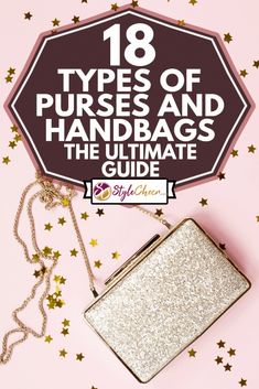 Purses for Every Occasion: Festive Clutch with Star Sprinkles Golden Clutch, Types Of Purses, Star Sprinkles, Beautiful Purse, Barrel Bag, Evening Handbag, Hobo Bag