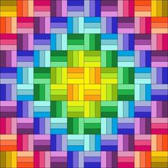 an image of a colorful pattern that looks like it is made out of squares