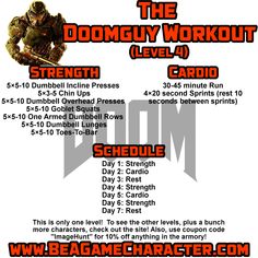 a poster with instructions on how to do the domuloy workout for beginners