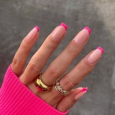 Pink Gel Nails Designs, Nails Shape, Emerald Nails, Pink Gel Nails, Spring Acrylic Nails