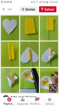 how to make paper flowers with popsicles on the end and glue them together