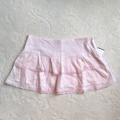 100% Cotton Light Pink Skirt, Short Mini Skirt, Baby Light, Halloween 2024, Pink Ruffle, Ruffle Shorts, Pink Skirt, Fit Check, Low Rise