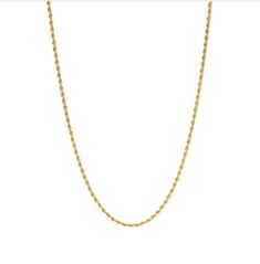 18 Inch Classic Stainless Steel Hailey Necklace Braided Necklace, Gold Rope Chains, Waterproof Jewelry, Gold Piece, The Colour, Steel Jewelry, Stainless Steel Jewelry, Gold Gold, Eternity Bands