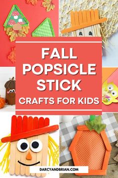 fall popsicle stick crafts for kids