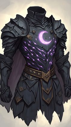 an image of a man in armor with purple light coming out of his chest and arms