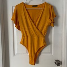 Bodysuit Orange Bodysuit, Yellow Orange, Orange Yellow, Color Orange, Fast Delivery, Womens Tops, Orange, Yellow, Women Shopping