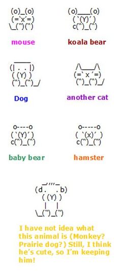 an image of different types of animals and their names in the same language, with text below