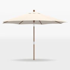 an umbrella is shown on a white background